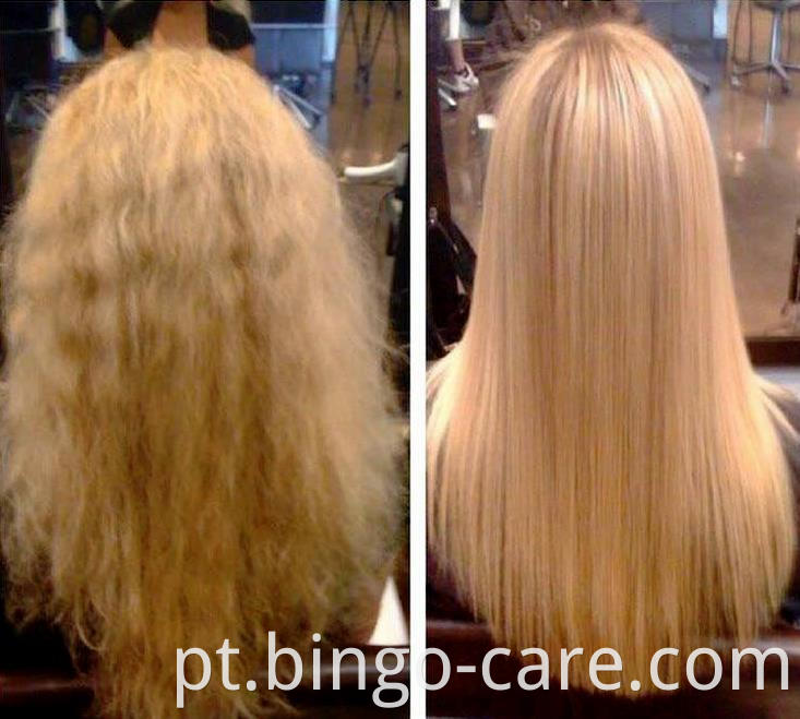 Creme de Tratamento de Cabelo de Queratina Brasileira com Colágeno